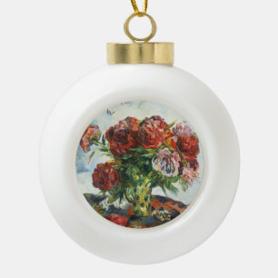 Paul Gauguin Still Life with Peonies Classic Keramik Kugel-Ornament