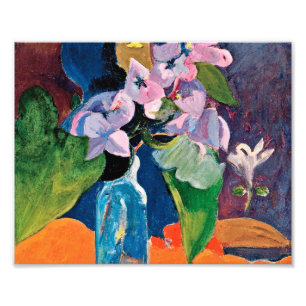 Paul Gauguin - Stillleben mit Blume und Dol (C Fotodruck