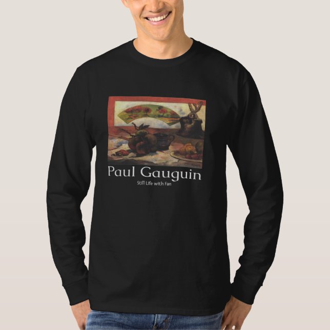 Paul Gauguin Stillleben mit Ventilator Kunst Grafi T-Shirt (Vorderseite)