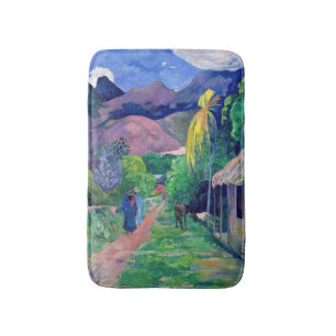 Paul Gauguin - Straße in Tahiti Badematte