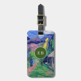 Paul Gauguin - Straße in Tahiti Gepäckanhänger