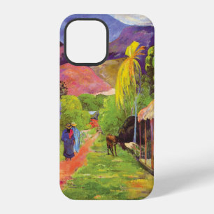 Paul Gauguin Straße in Tahiti Vintage Fine Art iPhone 12 Pro Hülle