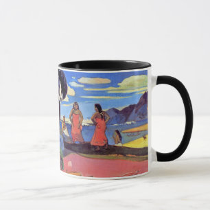 Paul Gauguin - Tag der Götter - Kunstmalerei Tasse