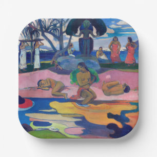 Paul Gauguin - Tag des Gottes / Mahana natua Pappteller