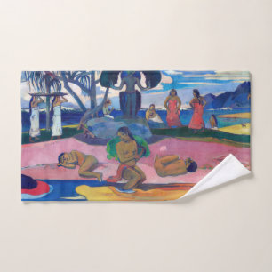 Paul Gauguin - Tag des Gottes / Mahana no atua Badhandtuch Set
