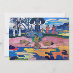 Paul Gauguin - Tag des Gottes / Mahana no atua Dankeskarte