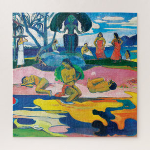 Paul Gauguin Tag des Gottes (Mahana no atua) Kunst Puzzle