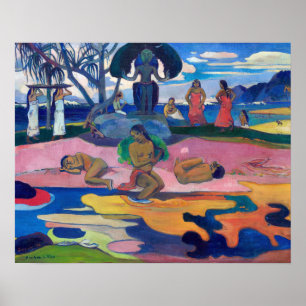 Paul Gauguin - Tag des Gottes / Mahana no atua Poster