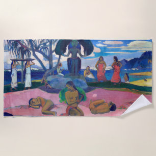 Paul Gauguin - Tag des Gottes / Mahana no atua Strandtuch