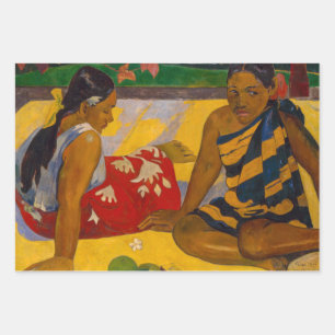 Paul Gauguin - Tahitian Women / Parau Api Geschenkpapier Set
