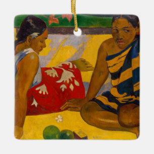 Paul Gauguin - Tahitian Women / Parau Api Keramikornament