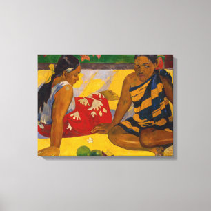 Paul Gauguin - Tahitian Women / Parau Api Leinwanddruck