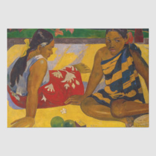 Paul Gauguin - Tahitian Women / Parau Api Seidenpapier