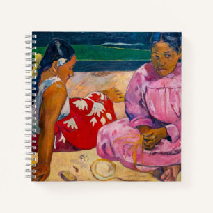 Paul Gauguin - Tahitianische Frauen am Strand Notizbuch