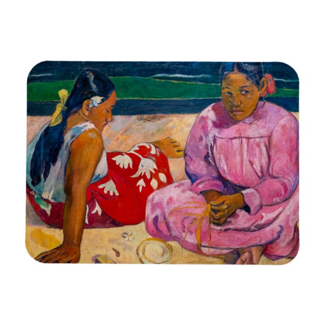 Paul Gauguin - Tahitianische Frauen Magnet (Horizontal)