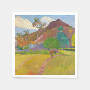 Paul Gauguin - Tahitianische Landschaft Serviette