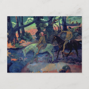 Paul Gauguin   The Escape, The Ford, 1901 Postkarte