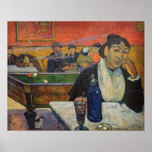 Paul Gauguin - The Night Café, Arles Poster