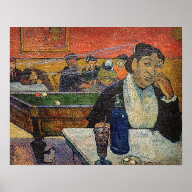 Paul Gauguin - The Night Café, Arles Poster (Vorne)