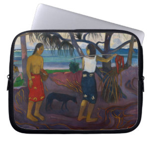 Paul Gauguin unter dem Pandanus, 1891 (Öl auf C Laptopschutzhülle