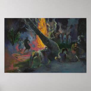Paul Gauguin - Upa Upa (The Fire Dance) Poster