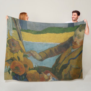 Paul Gauguin Vincent van Gogh Gemälde Sonnenblumen Fleecedecke