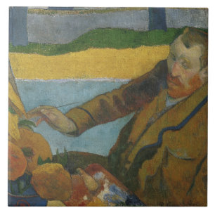 Paul Gauguin Vincent van Gogh Gemälde Sonnenblumen Fliese