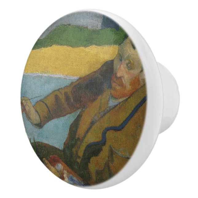 Paul Gauguin Vincent van Gogh Gemälde Sonnenblumen Keramikknauf (Rechts)