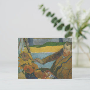 Paul Gauguin Vincent van Gogh Gemälde Sonnenblumen Postkarte