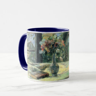 Paul Gauguin Vintage Blumenstrauß am Fenster Tasse