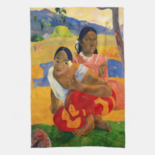 Paul Gauguin - Wann wirst du heiraten? Geschirrtuch