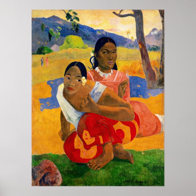 Paul Gauguin - Wann wirst du heiraten? Poster (Vorne)