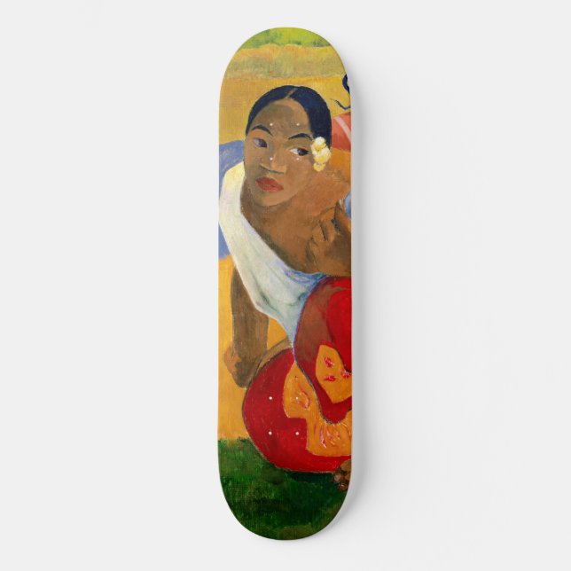 Paul Gauguin - Wann wirst du heiraten? Skateboard (Vorderseite)