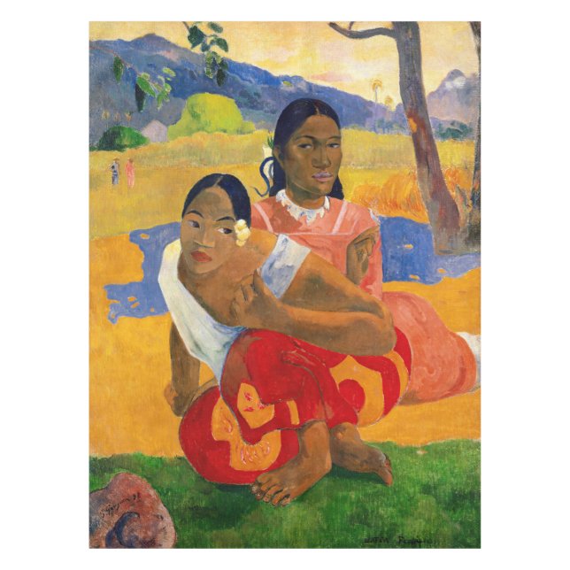 Paul Gauguin - Wann wirst du heiraten? Tischdecke (Vorderseite)