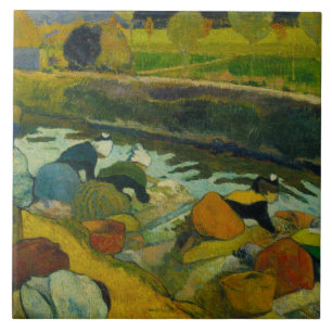Paul Gauguin - Washerwomen Fliese