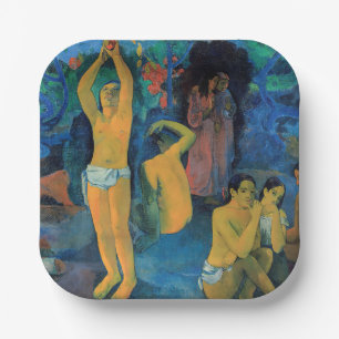 Paul Gauguin - Woher kommen wir? Pappteller