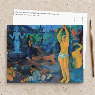 Paul Gauguin - Woher kommen wir? Postkarte
