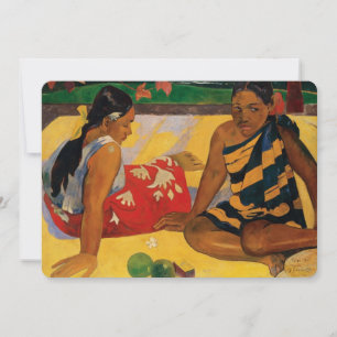 Paul Gauguin zwei Frauen von Tahiti Parau Api Vint