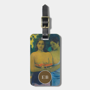 Paul Gauguin - Zwei Tahitianerinnen Gepäckanhänger
