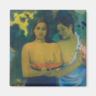 Paul Gauguin - Zwei Tahitianerinnen Magnet