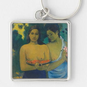 Paul Gauguin - Zwei Tahitianerinnen Schlüsselanhänger
