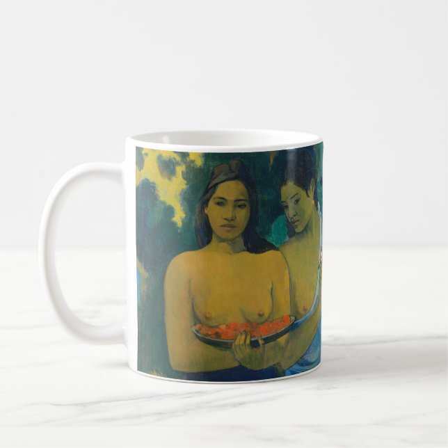 Paul Gauguin - Zwei tahitianische Frauen Kaffeetasse (Links)
