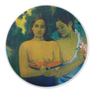 Paul Gauguin - Zwei tahitianische Frauen Keramikknauf