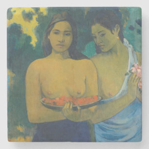 Paul Gauguin - Zwei tahitianische Frauen Steinuntersetzer