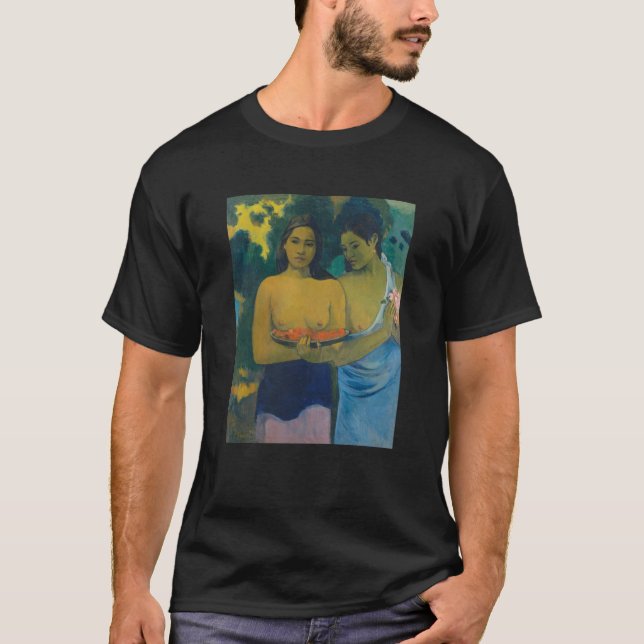 Paul Gauguin - Zwei tahitianische Frauen T-Shirt (Vorderseite)