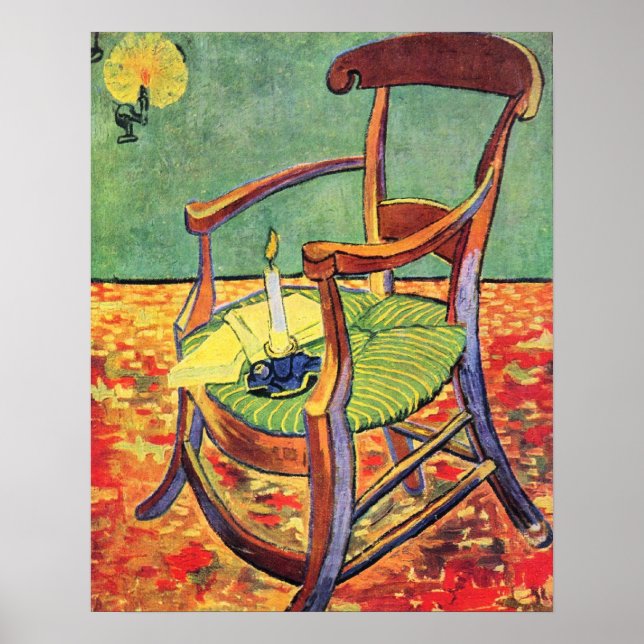 Paul Gauguins Stuhl von Vincent van Gogh Poster (Vorne)