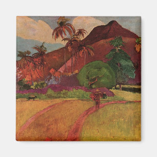 Paul Gauguins Tahitian Landschaft (1893) Magnet