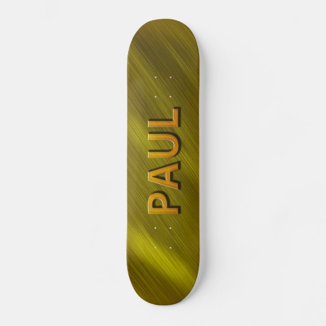 Paul-Goldkundenspezifische Skateboardplattform Skateboard (Vorderseite)