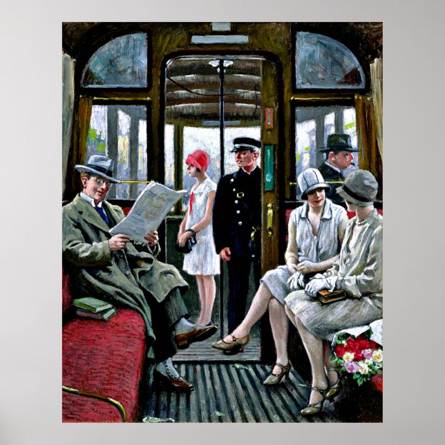 Paul-Gustave Fischer - Kopenhagener Straßenbahn Poster (Vorne)