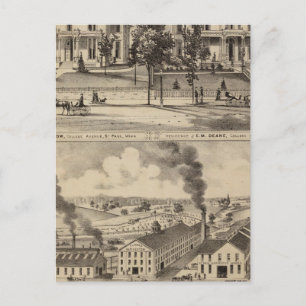 Paul Harvester Works, Minnesota Postkarte